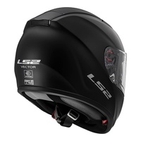 LS2 FF397 Vector Evo Helmet - Matte Black (XL)