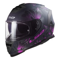 LS2 FF800 Storm II (3XL) Burst - Matte Black / Pink 06