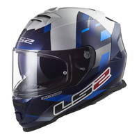 LS2 FF800 Storm Mcphee Replica Helmet - Blue / White (M)