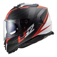 LS2 FF800 Storm Nerve Helmet - Matte Black / Red (3XL)