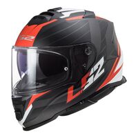 LS2 FF800 Storm Nerve Helmet - Matte Black / Red (XL)