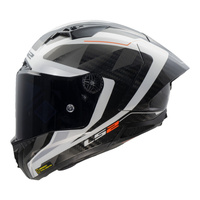 LS2 FF805 Thunder GP Aero Raute Helmet (L) - White / Grey