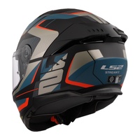 LS2 FF808 Stream II Road Helmet - Matte Black / Blue (L) 06