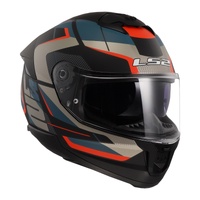 LS2 FF808 Stream II Road Helmet - Matte Black / Blue (XS) 06
