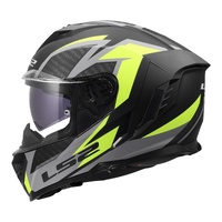 LS2 FF818 Storm III Dynamo - Black / Hi-Vis Yellow (2XL)