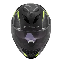 LS2 FF818 Storm III Dynamo - Black / Hi-Vis Yellow (3XL)