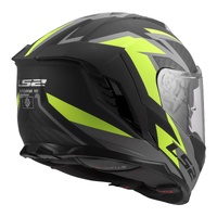LS2 FF818 Storm III Dynamo - Black / Hi-Vis Yellow (XL)
