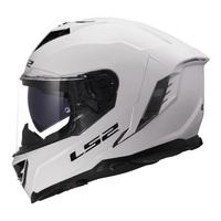 LS2 FF818 Storm III Solid Helmet - Gloss White (2XL)