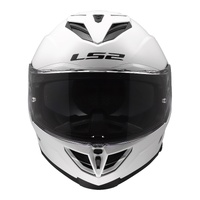 LS2 FF818 Storm III Solid Helmet - Gloss White (L)