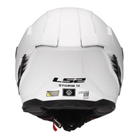 LS2 FF818 Storm III Solid Helmet - Gloss White (S)