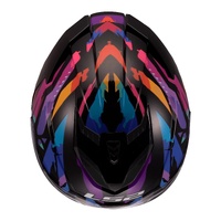 LS2 FF818 Storm III Kaos - Black / Purple / Blue (XL)