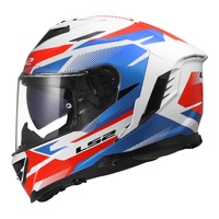 LS2 FF818 Storm III Komai - White / Blue / Red (L)