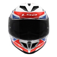 LS2 FF818 Storm III Komai - White / Blue / Red (M)