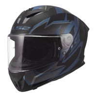 LS2 FF820 Rapid III Xtrem Helmet  Black / Blue / Petrol (M)