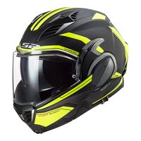 LS2 FF900 Valiant II Revo Helmet - Matte Black / Hi-Vis Yell
