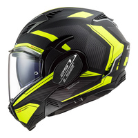 LS2 FF900 Valiant II Revo Helmet - Matte Black / Hi-Vis (3XL)