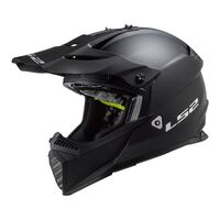 LS2 MX437J Fast Evo Mini Helmet - Matte Black