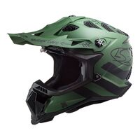 LS2 MX700 Subverter Evo Cargo Helmet - Matte Green / Black
