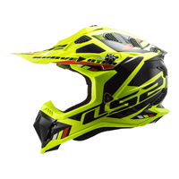 LS2 MX700 Subverter Evo (XL) Stomp - Hi-Vis Yellow / Black 06