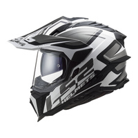 LS2 MX701 Explorer HPFC Alter (L) Matte Black / White - 06