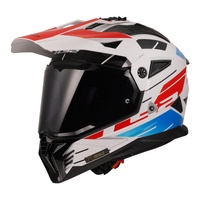 LS2 MX702 Pioneer II (S) Namib - White / Red / Blue 06