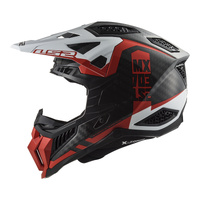 LS2 MX703 X-Force Carbon Helmet Victory Red / White (XS)