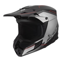 LS2 MX706 COZ Arched Helmet - Black / Silver / Titanium (XS)