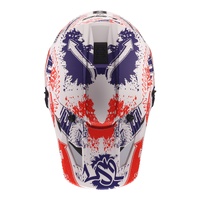 LS2 MX706J COZ Frantasy Youth Helmet  - Matte White / Red / Blue (L)