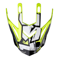 LS2 MX437 Fast Evo Peak - Crusher Black/Hi-Viz Yellow