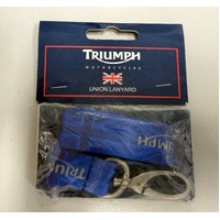 Triumph Motorcycles Union Lanyard Blue / Silver #M9501411