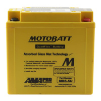 Motobatt Battery Quadflex 12V AGM - MB5.5U  *10