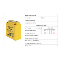 Motobatt Battery Quadflex AGM - MB5U