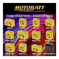 Motobatt Starter Pack Core 12 Batteries