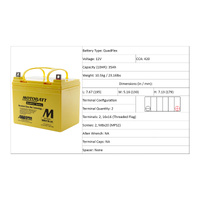 Motobatt Lug Type Terminal  Positive R/H MBU1R-35