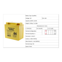 Motobatt Battery Quadflex AGM - MBYZ16-H