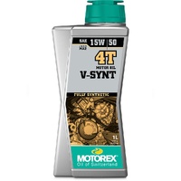 Motorex V-Synt MC 4T 15W50 - 1 Litre (10) [310569]