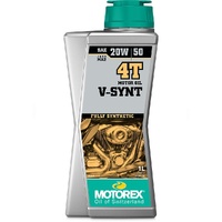 Motorex V-Synt MC 4T 20W50 - 1 Litre (10) [310566]