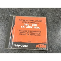 Workshop Repair Manual 250 / 380 SX , EXC , MXC '9-03'