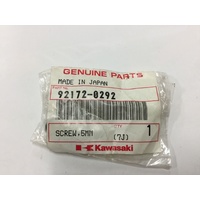 Front Fender Screw, Kawasaki KFX450 #92172-0292
