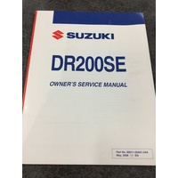 Owners Service Manual Suzuki DR200 "06-16" 