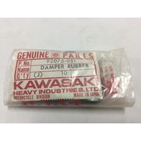 Rubber Damper x2 , Kawasaki #92075-051