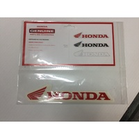 Honda 3 Pc Sticker Pack 