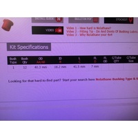 Rear leaf sprimg bushes to suit landcruiser hj75 series