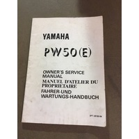 owners manual yamaha PW50 "E" 