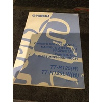 owners manual Yamaha TT-R125R 
