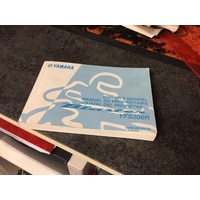 owners manual Yamaha Blaster YFS200R