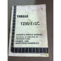 owners manual yamaha YZ80 "E" 