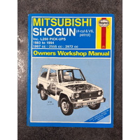 Mitsubishi Shogun Workshop Manual '83-'94
