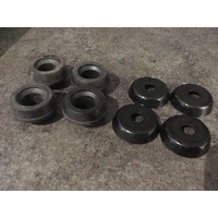 triumph thunderbird storm handle bar rubbers / caps 