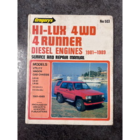 Hilux/ 4Runner Diesel Service and Repair Manual '81-'89